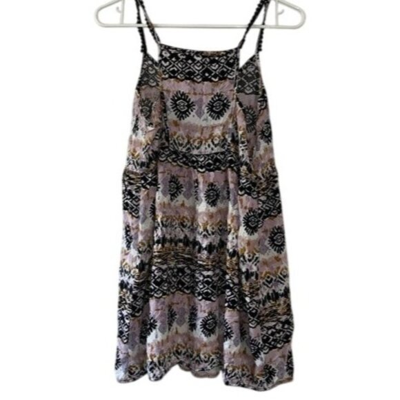 Elodie Womens Boho-Style Sleeveless Summer Dress L Rayon Multicolor - Picture 8 of 9